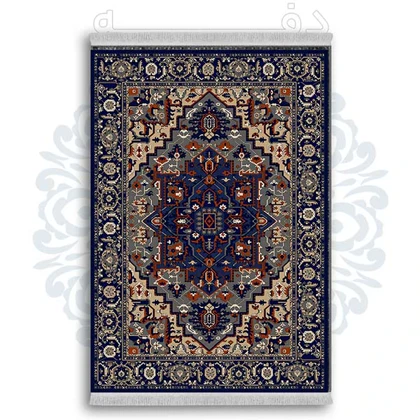 فرشینه از جنس پارچه هازان مخمل ترک طرح گلیم برند دفه کد DDGG 65