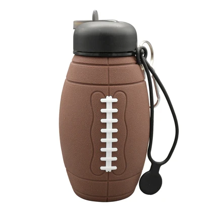 قمقمه ورزشی سیلیکونی مدل Rugby ظرفیت 0.6 لیتر