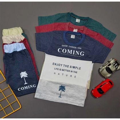 تیشرت و شلوارک پسرانه coming