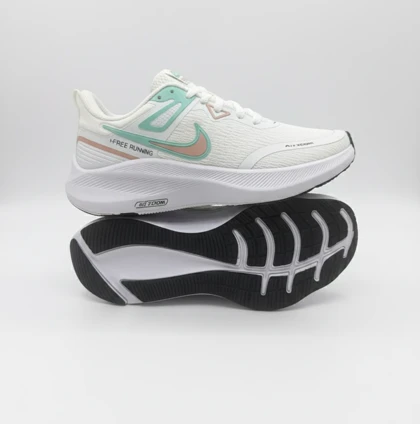 کفش کتانی نایک I free run سفید سبز کد 294896