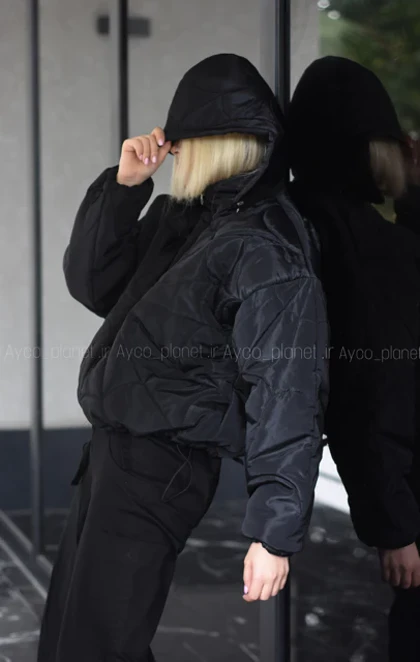 کاپشن پفکی تار عنکبوت ( اسپرت )