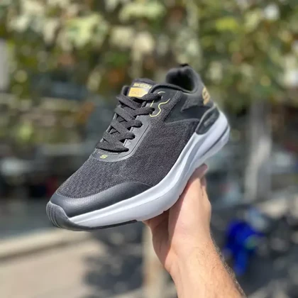 کفش پیاده روی اسکچرز مدل گو ران Go run با زیره طبی مشکی