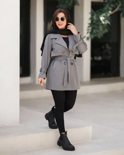بارانی کوتاه ژیله بزرگ کد 735