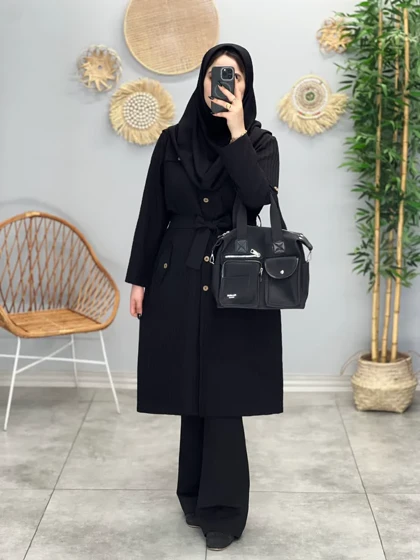 3169-مانتو مزونی ساغر ( ایراددار )