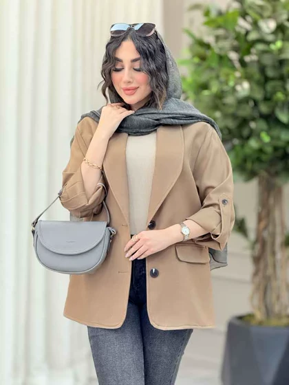 مانتو دو دکمه یسنا