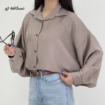 شومیز زنانه سیلک پری یقه مردانه | آی بولک
