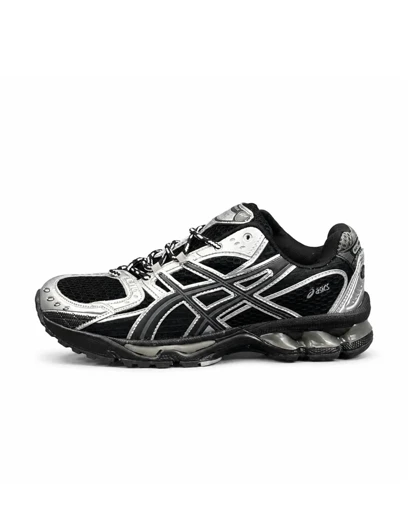کفش کتانی مردانه مدل اسیکس مشکی طوسی ASICS