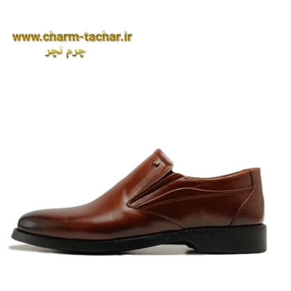 کفش رسمی مردانه بدون بند چرم طبیعیsi186