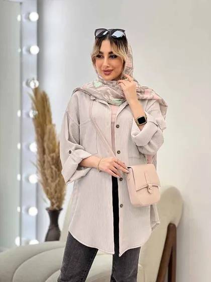 مانتو شومیزی دو جیب