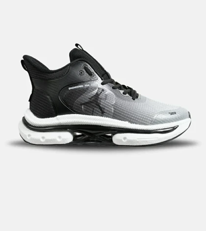 کتانی ساق‌دار مردانه مشکی سفید Nike air jordan 23