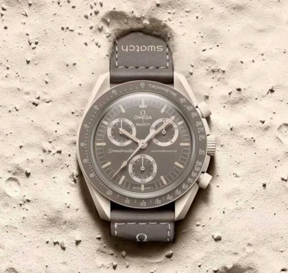 ساعت امگا سواچ زمین کرم Omega Swatch Mission the Moon