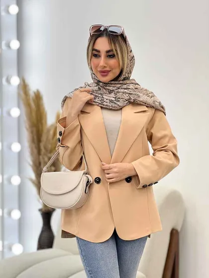 مانتو مازراتی دو دکمه بغل چاک