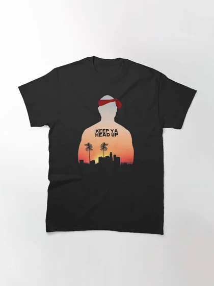 تیشرت لانگ 2PAC طرح Keep It Up. Classic T-Shirt کد 190147