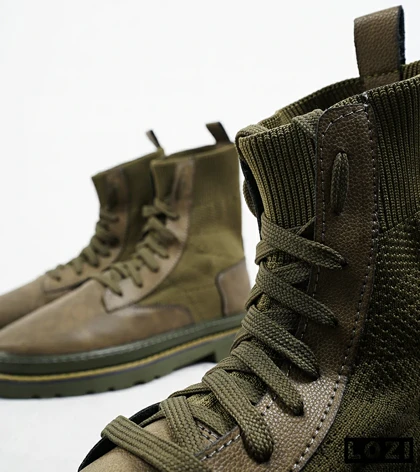 بوت ساق‌دار مردانه یشمی Timberland مدل 3053