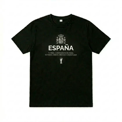 تیشرت مینیمال جام جهانی 2026 طرح تیم اسپانیا ESPANA TEAM کد 295587