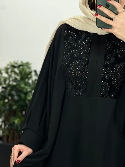 عبای بلند سوزندوزی اسرا