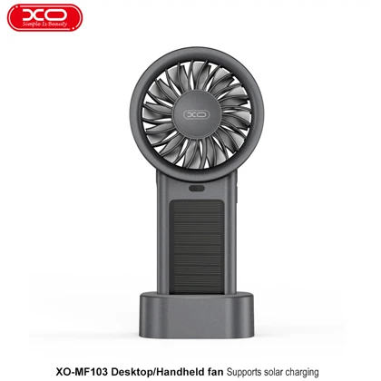پنکه شارژی خورشیدی ایکس او XO مدل MF103 قابل حمل