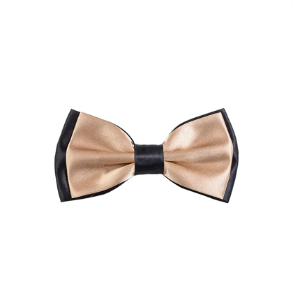 پاپیون ساتن مشکی و طلایی