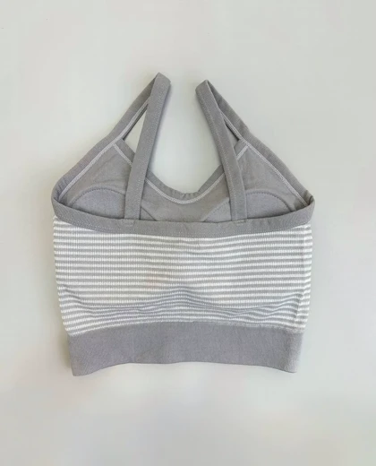 نیم‌تنه راه راه کاپ‌دار کد 3654