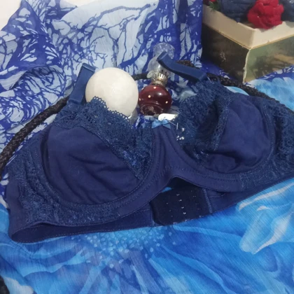 سوتین فنردار گیپور زنانه طرح دار زیبایی راحتی و فرم دهی