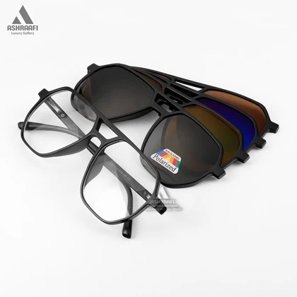 عینک 4 کاوره مشکی Sunglasses 2381A