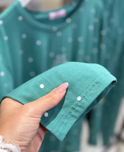 بلوز و شلوار سایز بزرگ نخ پنبه سکسن کد40844