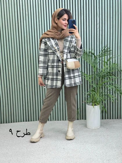 پالتو کتی آستردار پشمی