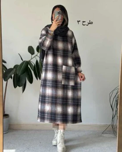 کفتان پشمی تک جیب
