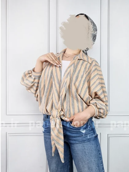 شومیز جلو گره‌ای مراکشی