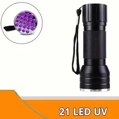 چراغ قوه UV مدل LED Scorpion Flashlight باتری خور