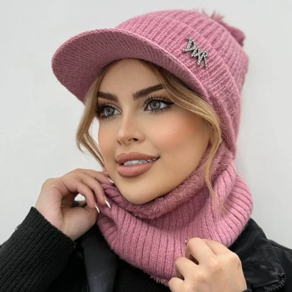 کلاه و شال رینگی نقابدار