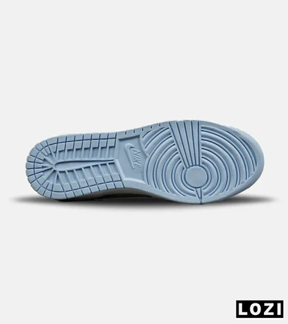 کفش کتانی مردانه و زنانه سفید آبی NIKE AIR JORDAN مدل 8229