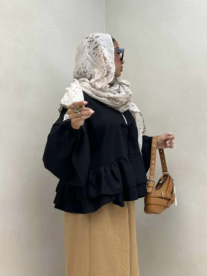 شومیز پاپیونی گت دار
