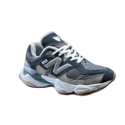 کتانی اسپرت مردانه مدل نیوبالانس 9060 NEW BALANCE رنگ طوسی سرمه‌ای کد 51436
