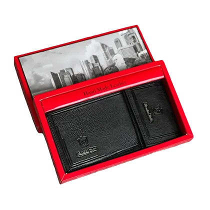 ست دو تکه کیف پول و جاکارتی مردانه چرمی gucci-2