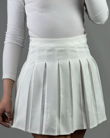 دامن کوتاه پیلی دار کد 400061