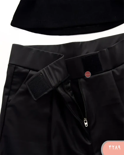 شلوار بگ چرم 4289