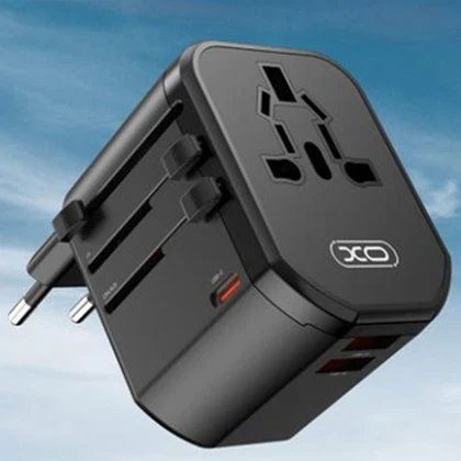 شارژر دیواری مسافرتی جهانی 20 وات ایکس او WL13