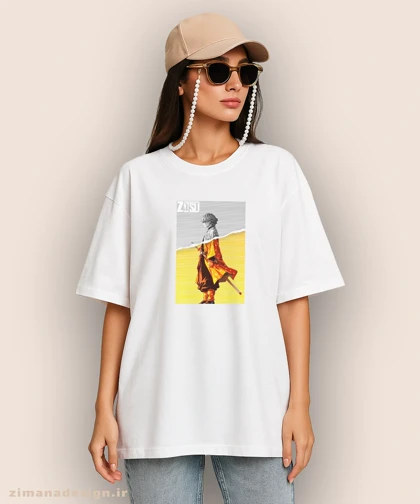 تیشرت لش مردانه و زنانه طرح شیطان کش شخصیت زنیتسو کد 896