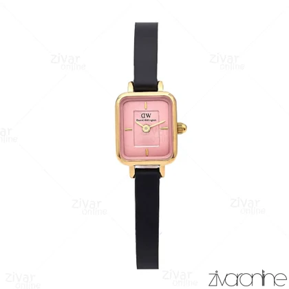 ساعت دنیل ولینگتون صفحه صورتی کوادرو مینی 106251