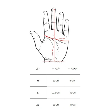 دستکش چرم وینداستاپر HKXY