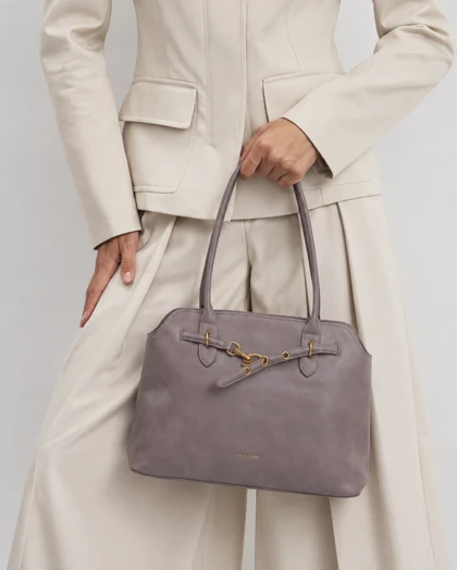 کیف دستی زنانه چرم مصنوعی دسته دار دیوید جونز DAVIDJONES