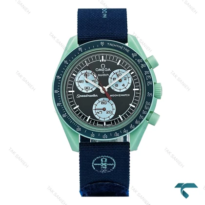 ساعت مچی امگا سواچ ماموریت به زمین بند برزنت Swatch-8830-U