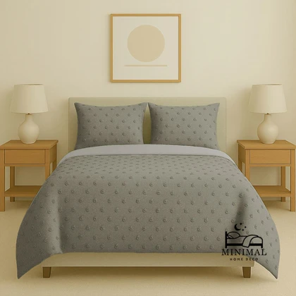 سرویس روتختی کاوری مینیمال طرح برجسته خال‌خالی