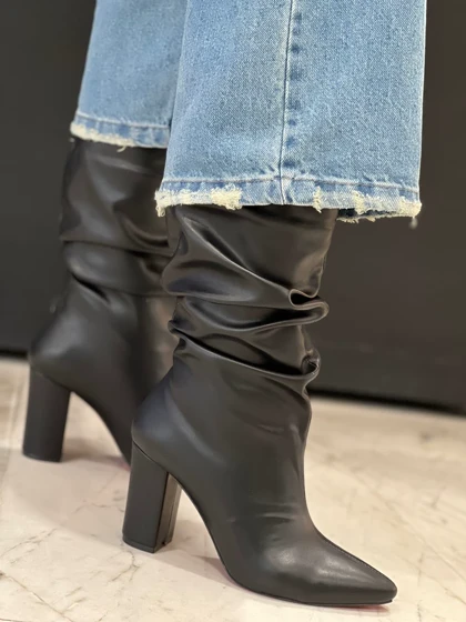 بوت چروک پاشنه8سانت تیز