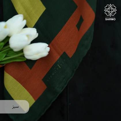 روسری نخ پنبه کوچه نگار