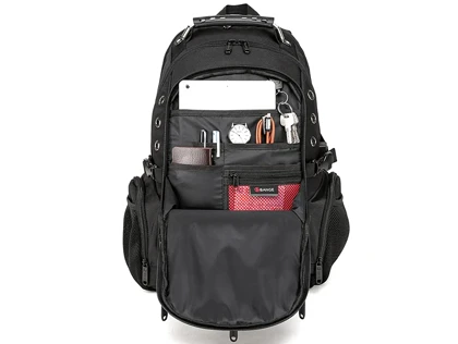 کوله پشتی لپ تاپ 17 اینچ و مسافرتی بنج Bange اصل BG-1901 با درگاه USB و AUX