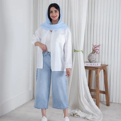 شومیز دخترونه تک جیب OAK