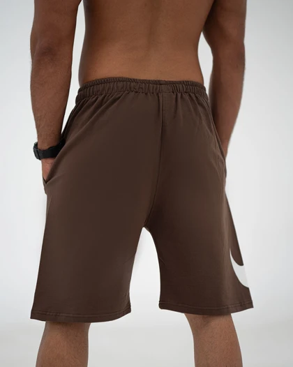 شلوارک بگ ورزشی NIKE قهوه ای