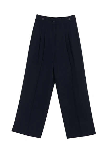 شلوار زنانه کرپ پیلی دار از بالا گشاد 10111